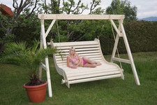 Hollywoodschaukel Gartenschaukel Gartenlounge Lounge Standard Fichtenholz