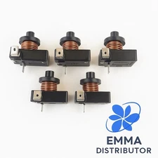 5 Pcs Refrigerator Starter Fractional Relays 1/3 HP-115 V Compressor Replacement