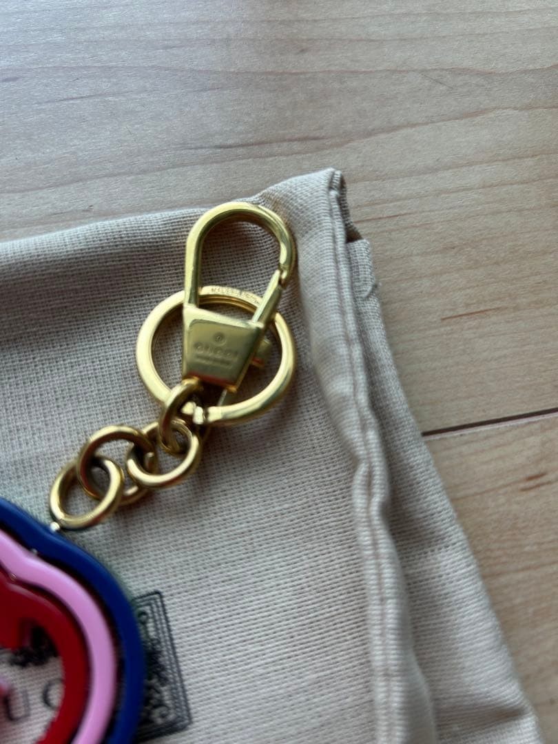 GUCCI Interlocking G Rotating Key Ring Multi-Colo… - image 6