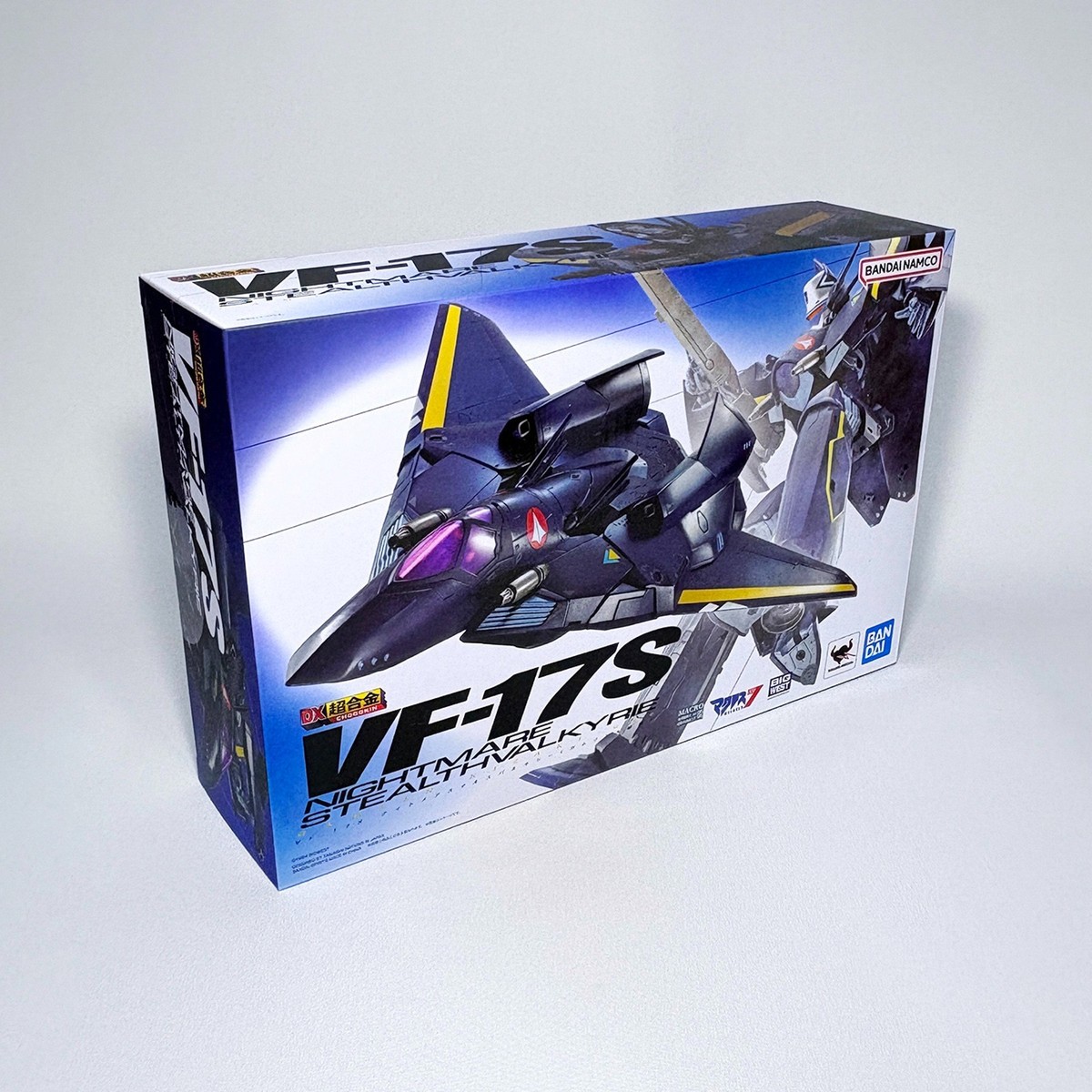 Macross 7 VF-17S Nightmare 9.8in Anime Action Figure Figurine DX