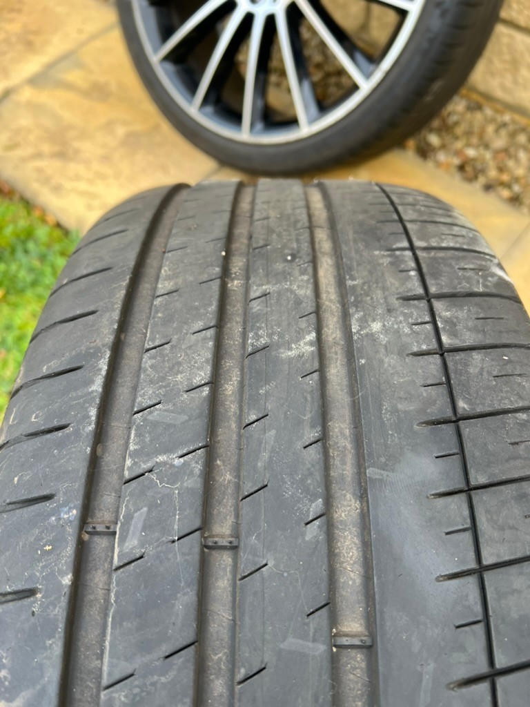 Mercedes 20" Turbine wheels W212 E Class Complete with Michelin PS3 Tyres - Image 9