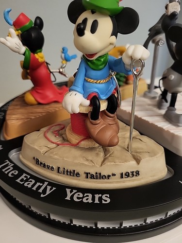 Disney Enesco Best of Mickey Collection THE LATERS YEARS Carousel 2 Sets Ltd Ed - Picture 12 of 14