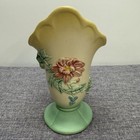 Hull Pottery Woodland Vase W1-5 1/2" Two-Tone Gloss Blue Green Pink Excellent!