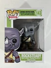 FUNKO POP TEENAGE MUTANT NINJA TURTLES 143 ROCKSTEADY | TMNT VINYL; BOX WEAR