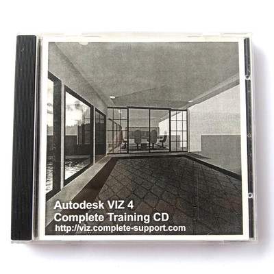 Autodesk VIZ 4 Complete Training CD OpenCAD 3D Modeling Tutorial Windows PC