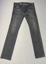 AG Adriano Goldschmied jeans mens 33 Grey The Matchbox Slim Straight