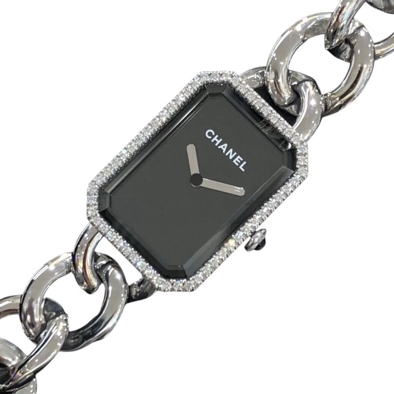 OROLOGIO DA POLSO CHANEL H3254 PREMIERE NERO DONNA QUADRANTE RETTANGOLARE SWISS MADE