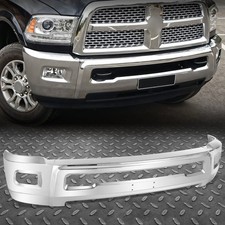 Front Chrome Bumper Face Bar W Fog Light Holes For 10-18 Dodge Ram 2500 3500 Front Chrome Bumper Face Bar W Fog Light Holes For 10-18 Dodge Ram 2500 3500