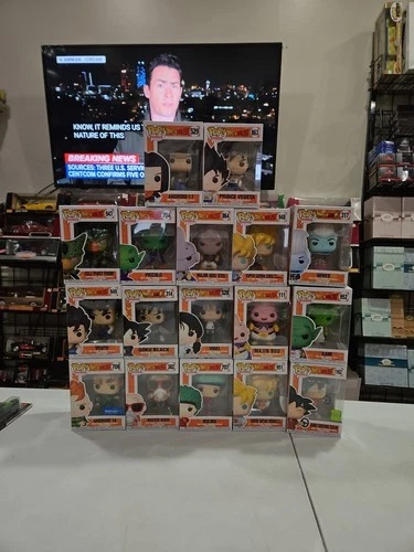 Dragon Ball Z Funko Pop Lot Of 17 Total - YOU GET ALL 17 IN THE PICTURES 📸 🇺🇸