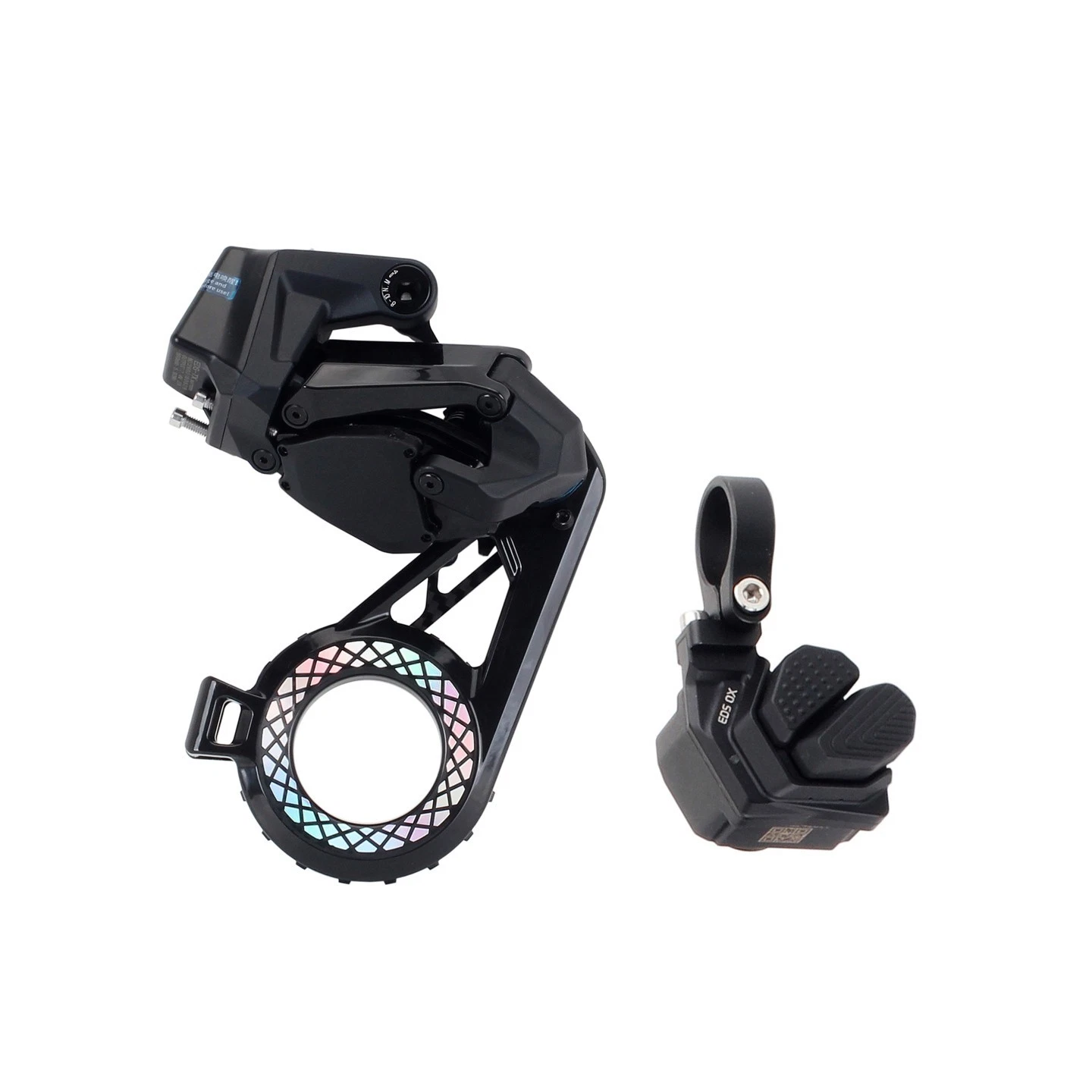 WHEELTOP EDS TXF wireless electronic rear derailleur and button-style shifter for folding bikes
