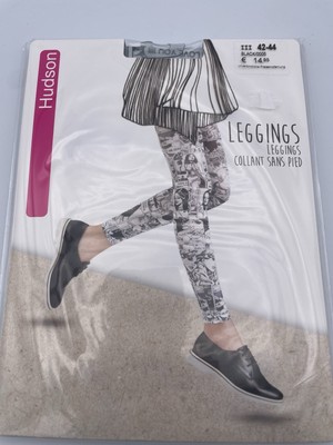 Hudson Leggings, Comic, schwarz weiß, Größe 42-44