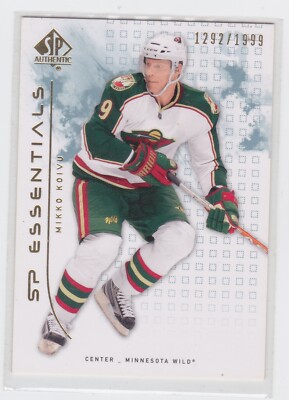 09/10 SP AUTHENTIC...MIKKO KOIVU...SP ESSENTIALS...1292/1999...#135...WILD