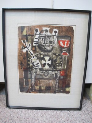ANTONI CLAVE Signed Limited Edition Hand Colored Lithograph King Print LE ROI