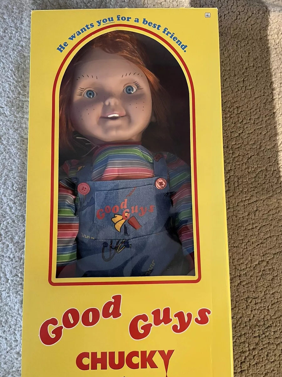 CHUCKY GOOD GUY DOLL life size BRAND NEW IN BOX WANNA PLAY Toy Halloween Spirit