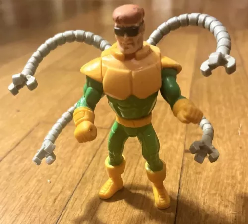 VTG Marvel 1994 Dr. Octopus Doc Ock Spider-Man Animated Series Toy Biz Figure 5"