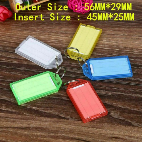 Schlüsselschilder, Schlüsselanhänger zum Beschriften, Farben und Mengen wählbar - Bild 19 von 19