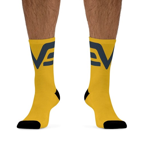 Gym Workout School Socks - Football Socks / Victory Wings Socks / Anime Socks - Picture 5 of 9