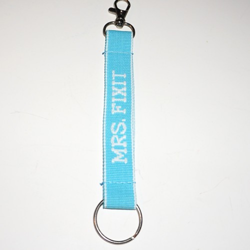 Key Chain Embroidered Lanyard Ring Clasp Choose Name or Fun Phrase 6" Colorful - 第 109/205 張圖片