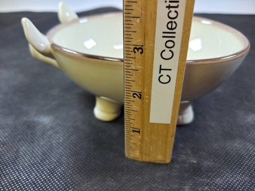 RARO Cuenco Cerdo Beige Estilo Napa 7" Diseñado por Michael Chiarello ¡Lindo! - Imagen 8 de 14