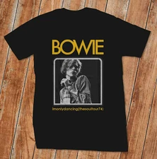 David Bowie Album Concert Tour Cotton Black Unisex S-234XL T-shirt HNG92
