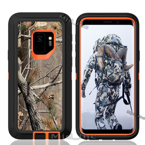For Samsung Galaxy s9 / s9+ Defender Case With Holster Camo Clip Fits Otter box - Picture 7 of 7