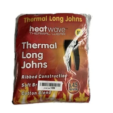 Men's Thermal Long Johns Trouser Warm Base layer M, 1 Pack Black