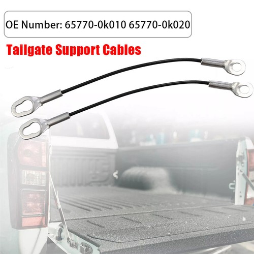 2Stück Halteseil Heckklappe Halteband Metall Seil 65770-0k010 FÜR TOYOTA HILUX - Bild 18 von 21