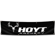 ENMOON Archery Flag Banner (2x8ft,HD Printing) Party Parade Breeze Man Cave D...