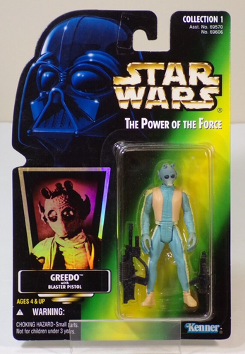 Star Wars POTF Green Card Holo - Collezione NON HOLO 1 MOSC - Foto 2 di 152