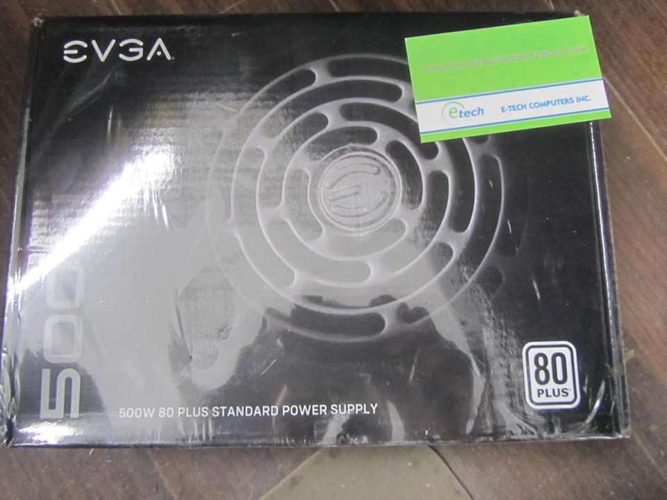 100-W1-0500-KR  - EVGA 500W, 80+ Standard Power Supply,  ATX Power Supply - Image 3 of 4