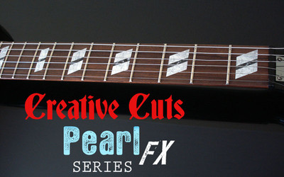 Split Parallelogram MOP Fretmarker Inlay Aufkleber für Solid Hollow Body GITARRE BASS