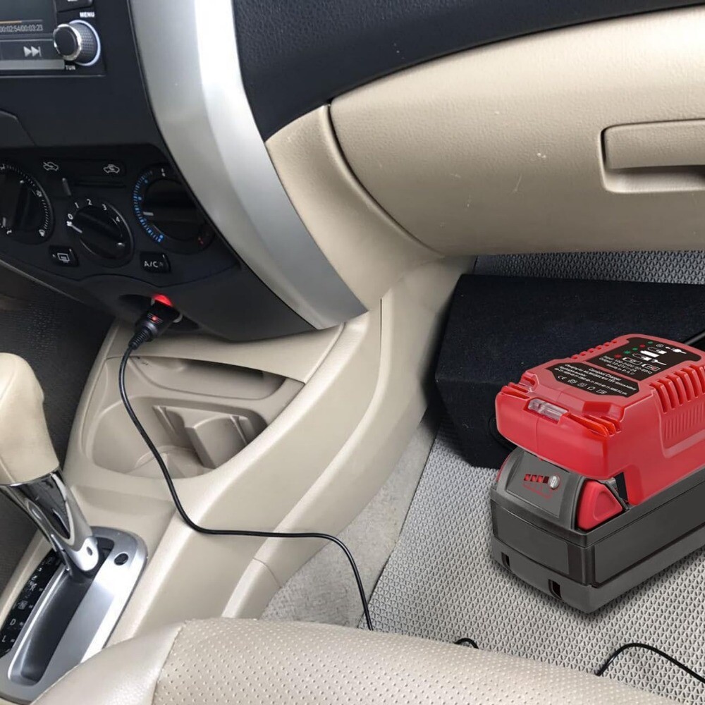 Portable Mini Battery Charger for Mil*wau*kee 18V Lithium Battery 48-11-1820 48-11-1828 48-11-1830 48-11-1835
