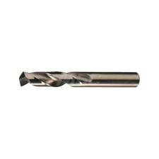 Chicago-Latrobe 50823 Stub Drill Bit: 0.4062" Diam 135deg Cobalt Coated, RH Cut,
