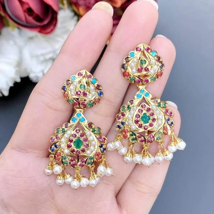 Jadau Kundan Earrings – Mortantra