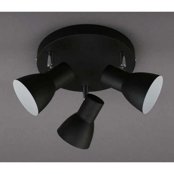 Briloner Retro Style Spotleuchte Lampe 3-Flammig Metall Schwarz 210X106Mm-image