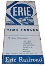 JULY 1955 ERIE RAILROAD FORM 1 SYSTEM PUBLIC TIMETABLE