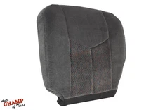 Fits 2003-2007 Chevy Silverado 3500-Driver Side Bottom Cloth Seat Cover 69D Gray