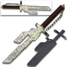 Inverted Spear of Heaven Sword with Sheath