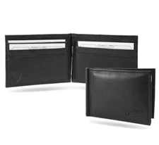 Cleveland Cavaliers NBA RFID Blocking Shield Black Leather Moneyclip Wallet NEW!