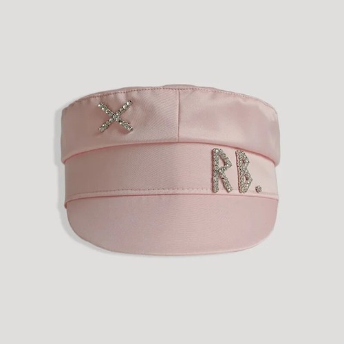 Luxury Women Pearls RB Letter Militray Hat Fashion Streetwear Navy Hat - Afbeelding 5 van 31