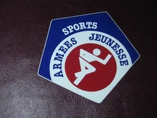 antique sticker: sport army youth 