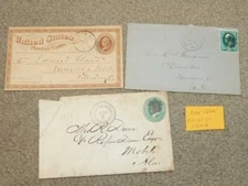 RAILROAD COVERS-SAN FRAN & SOL AGT., DENNISON & HOUSTON, AT. MISS & O RR,