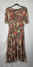 Maxi Vestido Floral Vintage Años 80 Passports of Pier 1 Imports Talla M Retro Victoriano