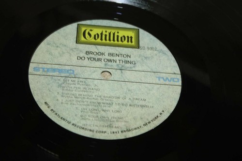 LP.Vinyl. Brook Benton – do your own thing (US.1969) - Picture 5 of 6