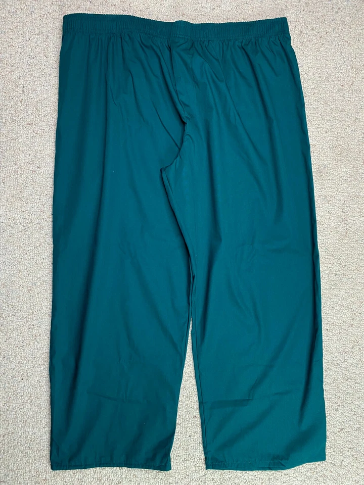 Модная печать унисекс брюки размер 3XL синий зеленый эластичный пояс легкий скрабы - Изображение 2 из 4