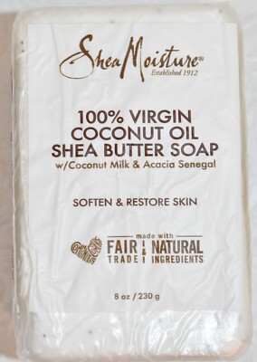 Shea Moisture 100% Virgin Coconut Oil Shea Butter Bar Soap