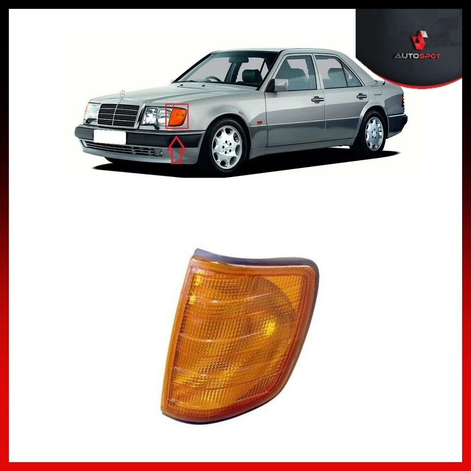 Luz de giro delantera izquierda mercedes-benz clase e w124 1989-1996 nueva 12482608327 Foto 3 de 4