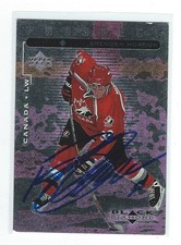 Brendan Morrow Signed 1998/99 Upper Deck Black Diamond Rookie Card #94