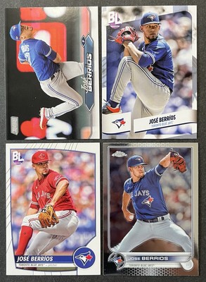 Jose Berios (4) Card Lot - Blue Jays 