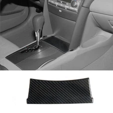 Carbon Fiber Interior Below Storage Box Cover Trim For Toyota Camry 2007-2011